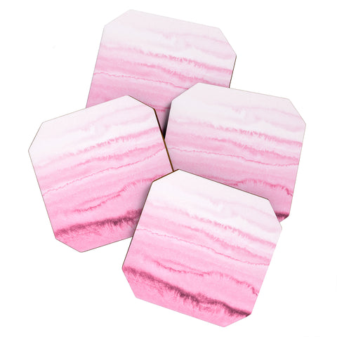 Monika Strigel WITHIN THE TIDES CASHMERE ROSE Coaster Set