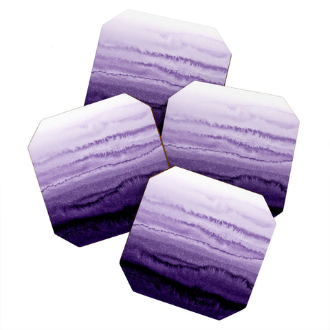 Monika Strigel WITHIN THE TIDES LAVENDER FIELDS Coaster Set