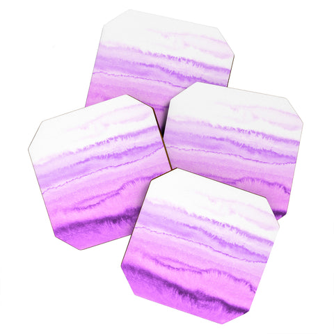 Monika Strigel WITHIN THE TIDES LOVELY LAVENDER Coaster Set