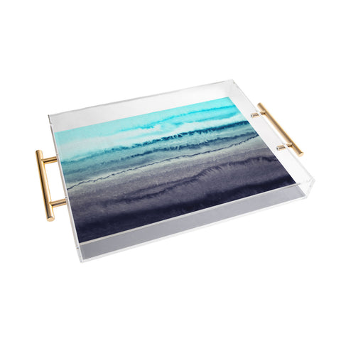 Monika Strigel WITHIN THE TIDES WINTER SKIES Acrylic Tray
