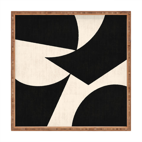 MoonlightPrint Cutout Abstract Modern Shapes Square Tray