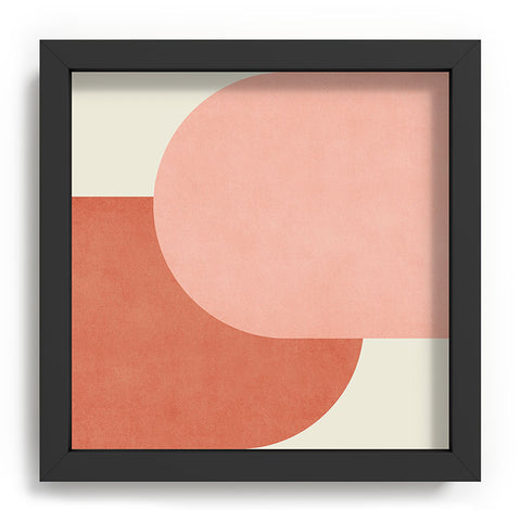 MoonlightPrint Halfmoon Colorblock Pink Recessed Framing Square