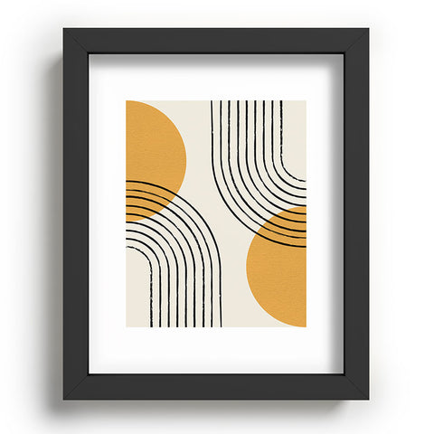 MoonlightPrint Sun Arch Double Gold Recessed Framing Rectangle