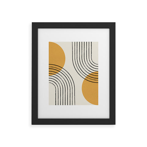 MoonlightPrint Sun Arch Double Gold Framed Art Print