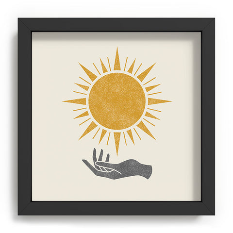 MoonlightPrint Sunburst Hand Recessed Framing Square