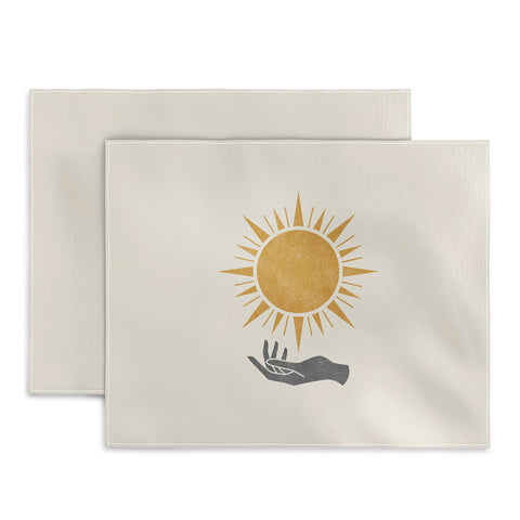 MoonlightPrint Sunburst Hand Placemat