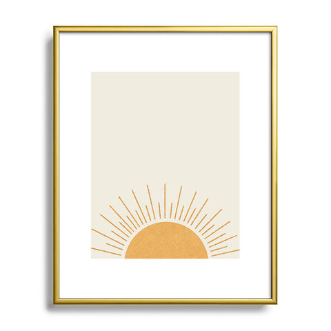 MoonlightPrint Sunshine Everywhere Metal Framed Art Print