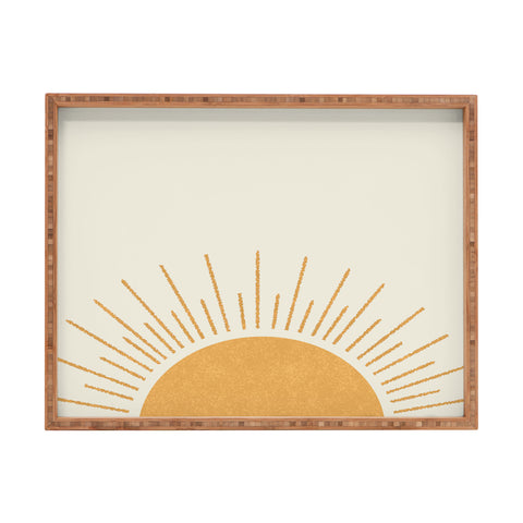 MoonlightPrint Sunshine Everywhere Rectangular Tray