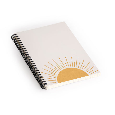 MoonlightPrint Sunshine Everywhere Spiral Notebook