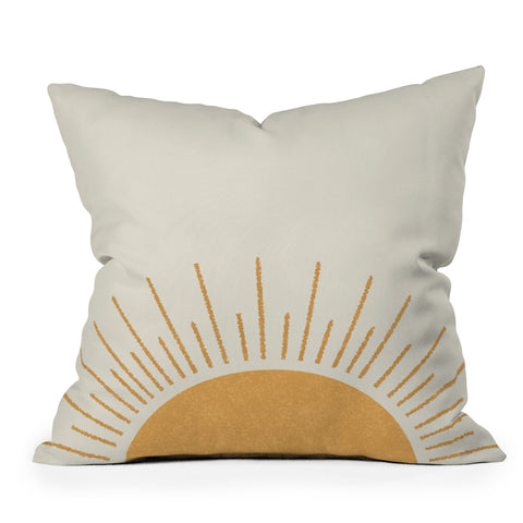 MoonlightPrint Sunshine Everywhere Throw Pillow