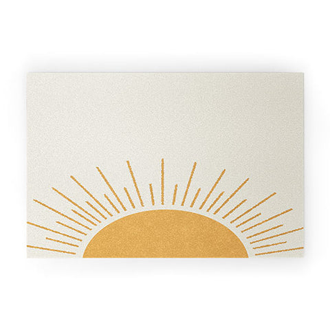 MoonlightPrint Sunshine Everywhere Welcome Mat