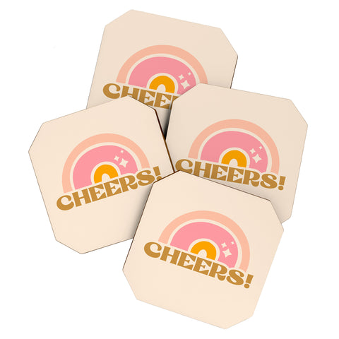 Morgan Elise Sevart cheery cheers Coaster Set