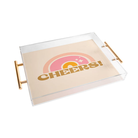 Morgan Elise Sevart cheery cheers Acrylic Tray