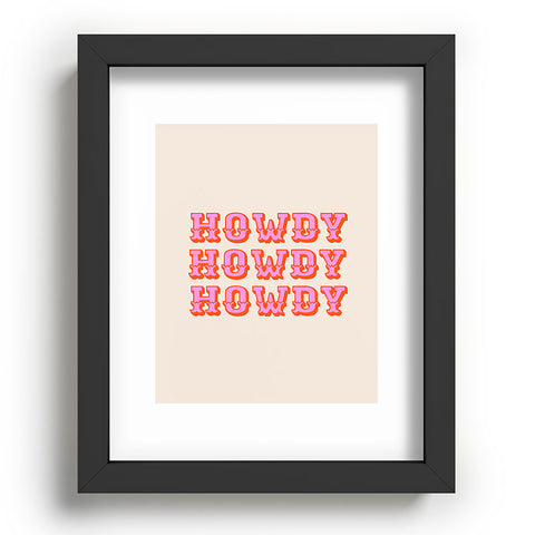 Morgan Elise Sevart howdy howdy Recessed Framing Rectangle