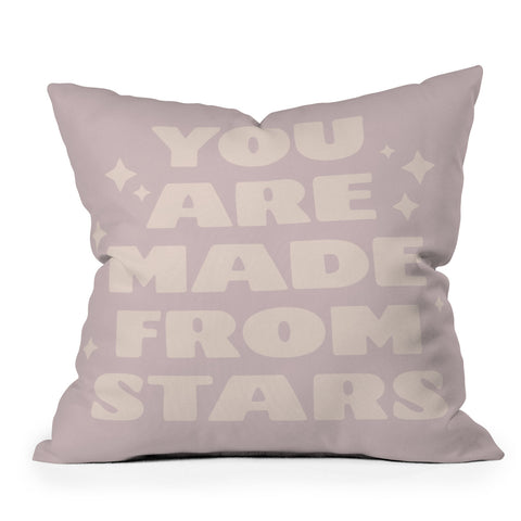 Morgan Elise Sevart star formed Outdoor Throw Pillow