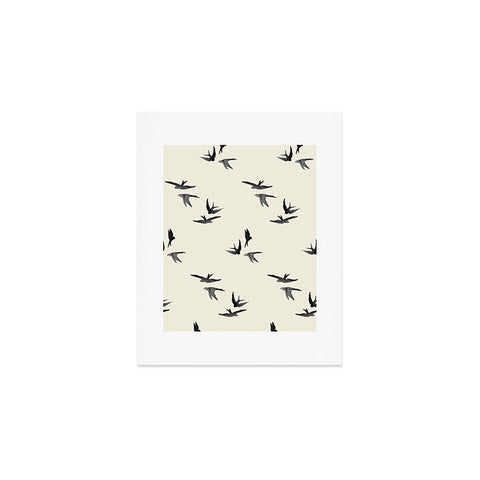 Morgan Kendall black birds Art Print