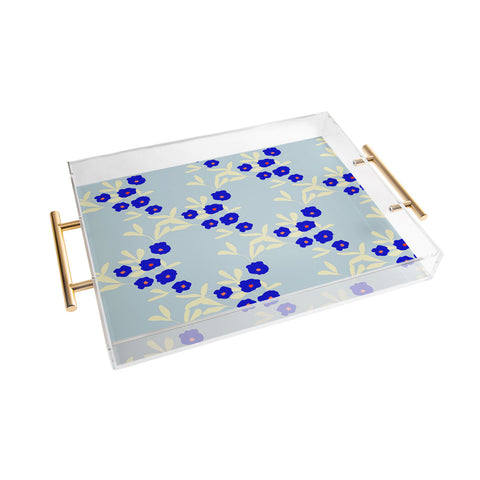 Morgan Kendall blue bells Acrylic Tray