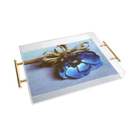 Morgan Kendall fleur Acrylic Tray