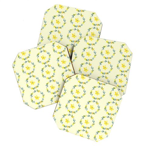 Morgan Kendall lemon lime Coaster Set