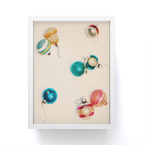 Morgan Kendall vintage ornaments Framed Mini Art Print