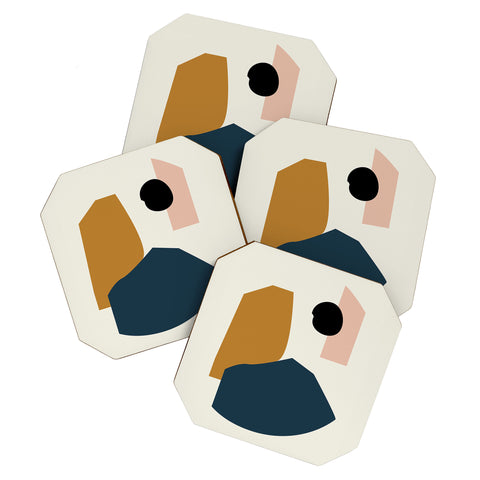 mpgmb Shape Study 1 Lola Collection Coaster Set