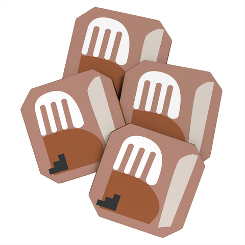 mpgmb Shape Study 10 Coaster Set