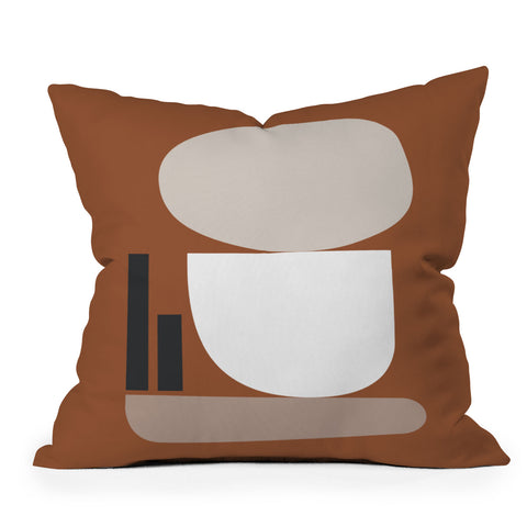 mpgmb Shape Study 11 Outdoor Throw Pillow