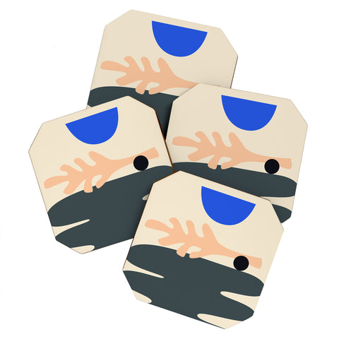 mpgmb Shape Study 15 Stackable Coaster Set