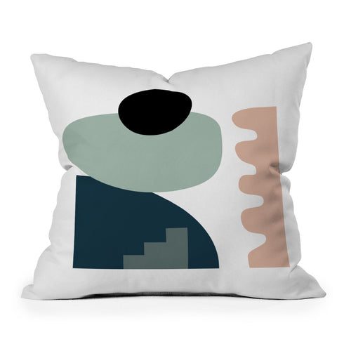 mpgmb Shape Study 18 Outdoor Throw Pillow