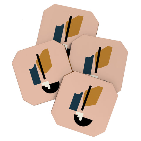 mpgmb Shape Study 2 Lola Collection Coaster Set