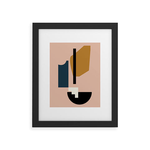 mpgmb Shape Study 2 Lola Collection Framed Art Print