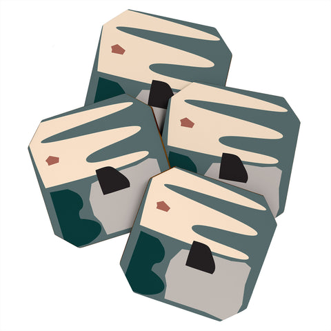 mpgmb Shape Study 21 Coaster Set