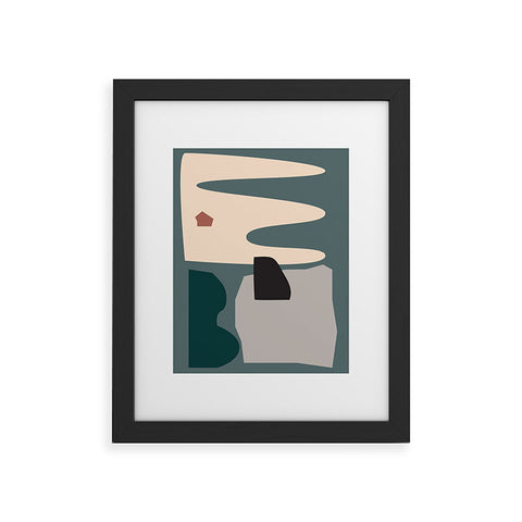 mpgmb Shape Study 21 Framed Art Print