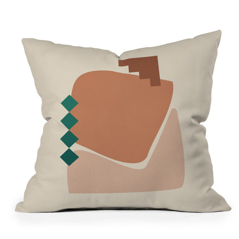 mpgmb Shape Study 22 Outdoor Throw Pillow
