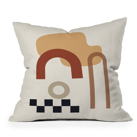 mpgmb Shape Study 23 Outdoor Throw Pillow