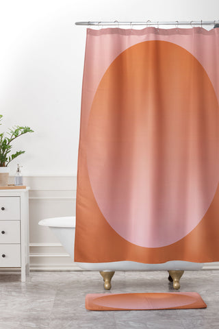 mrkttnr Gradient Poster I Shower Curtain And Mat