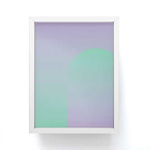 mrkttnr Gradient Poster III Framed Mini Art Print