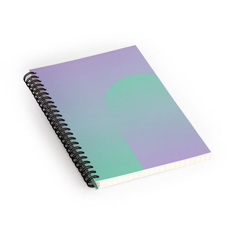 mrkttnr Gradient Poster III Spiral Notebook