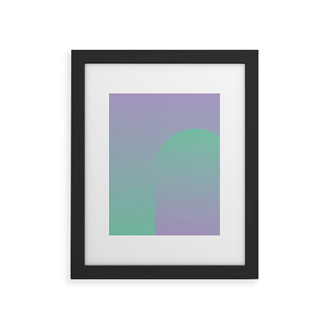 mrkttnr Gradient Poster III Framed Art Print