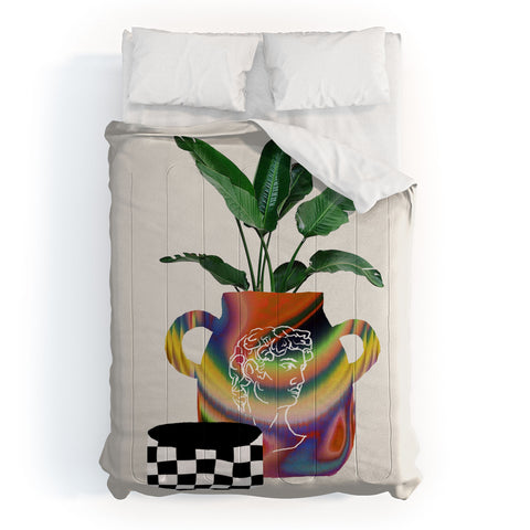 MsGonzalez A house plant Still life Comforter