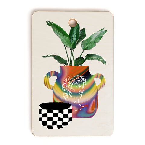 MsGonzalez A house plant Still life Cutting Board Rectangle