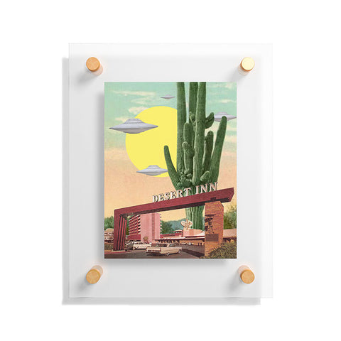 MsGonzalez Desert Inn UFO Floating Acrylic Print
