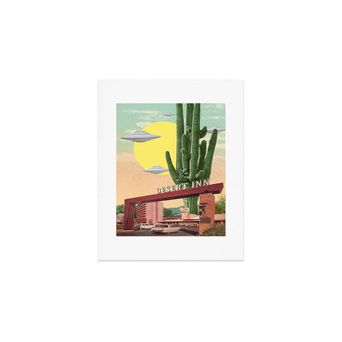 MsGonzalez Desert Inn UFO Art Print