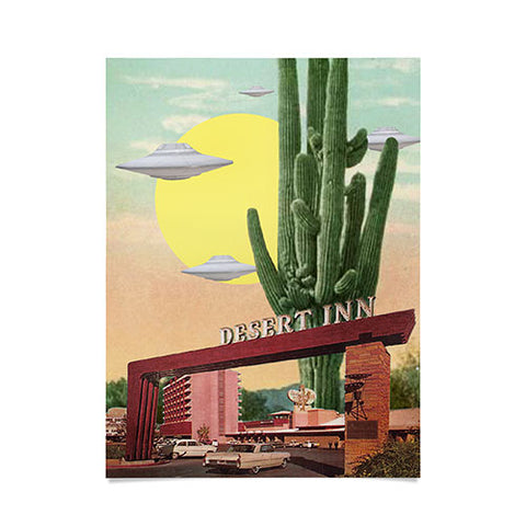 MsGonzalez Desert Inn UFO Poster