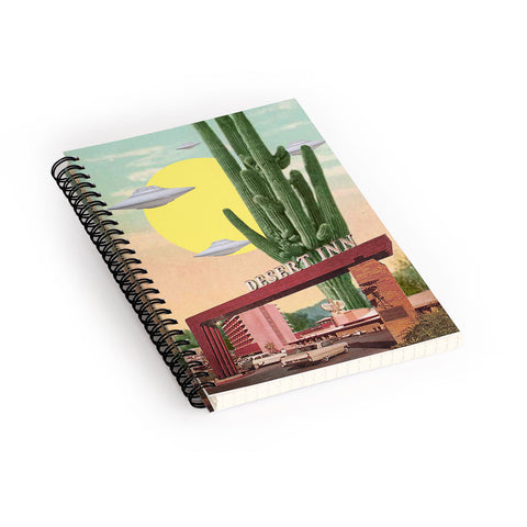 MsGonzalez Desert Inn UFO Spiral Notebook