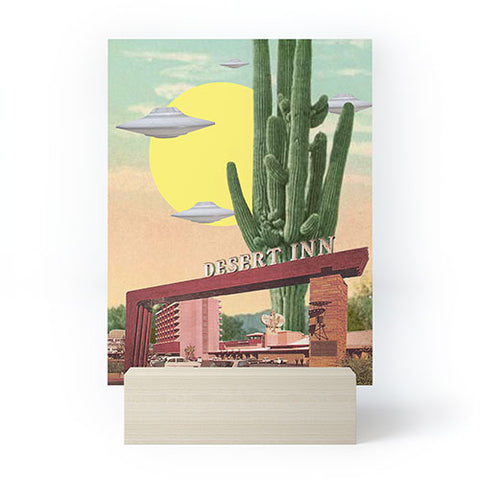 MsGonzalez Desert Inn UFO Mini Art Print