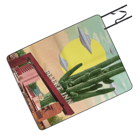 MsGonzalez Desert Inn UFO Picnic Blanket