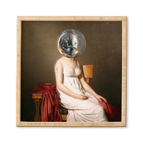 MsGonzalez Discohead Framed Wall Art