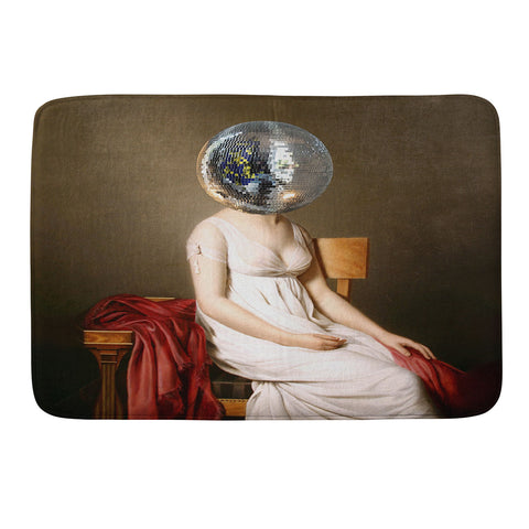 MsGonzalez Discohead Memory Foam Bath Mat