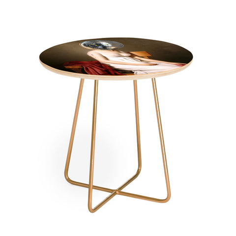 MsGonzalez Discohead Round Side Table